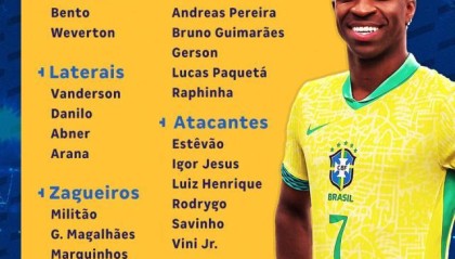 yl23455永利平台-巴西队新一期大名单：维尼修斯&amp;拉菲尼亚领衔